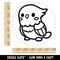 Kawaii Cute Cockatiel Bird Self-Inking Rubber Stamp for Stamping Crafting Planners